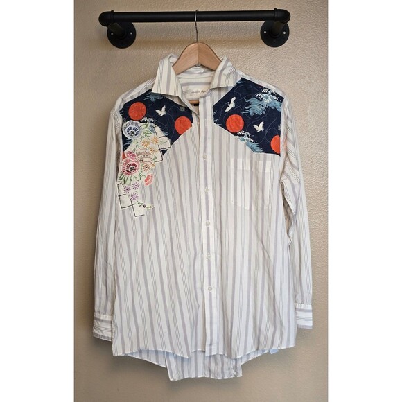 Claire la Faye Button down long sleeve shirt men's size 16.5 vintage - Picture 1 of 10